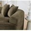 Canapé modulaire courbé 4 places Modern Cloud, canapé de salon à compression minimaliste, sans assemblage, chenille-634559612