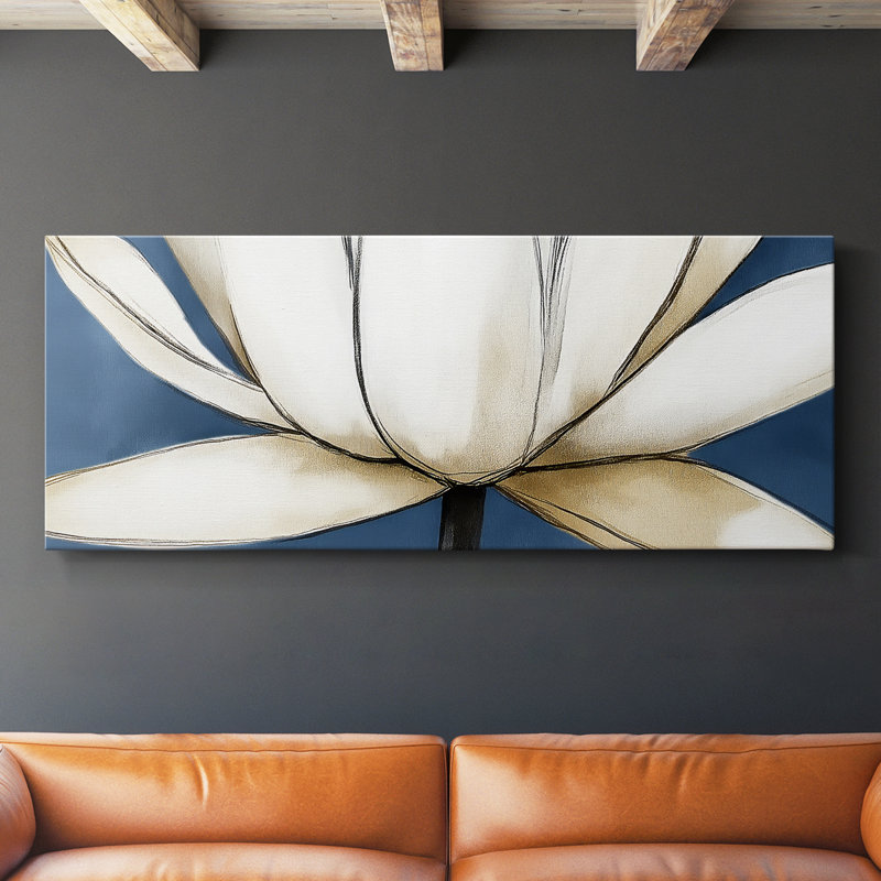 Abstract Series 9 #LXXIX-Wide Gallery Wrapped Canvas, 12" H x 30" W