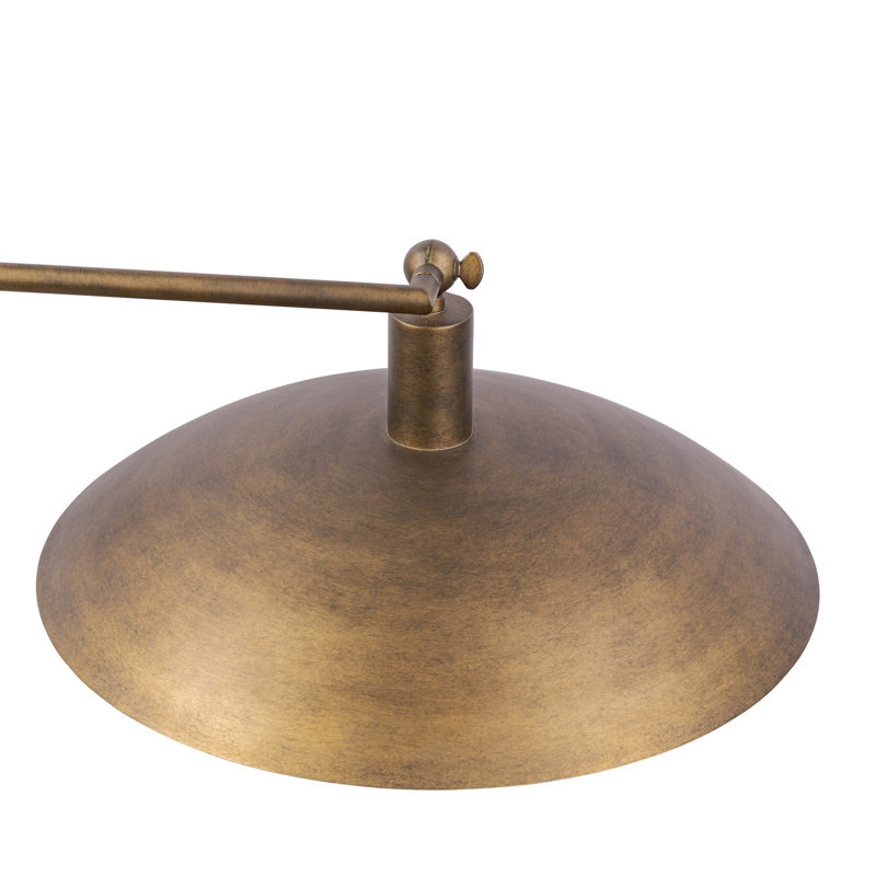 Lance Sconce-Burnished Brass Steel
