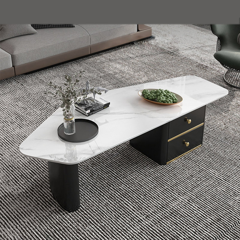 Table basse Italian, H 15,75 po x L 55,12 po x l 27,17 po