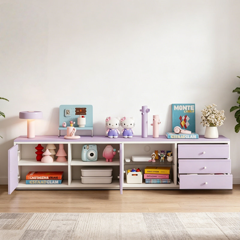 Creative Purple TV Stand