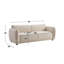 Round Arm 3-Seater Modern Upholstered Sofa,Living Rooms,Bedrooms,Apartment Office