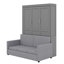 Lit escamotable mural Murphy avec coussin-173657523