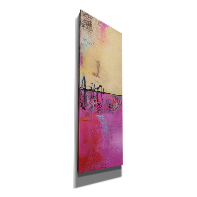 «Urban Poetry I» par Erin Ashley, estampe numérique sur toile, H 60 po x l 20 po x P 1,5 po