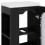 Meuble-lavabo moderne de 20 po avec lavabo en céramique et porte en verre, tablette réglable-1367988271