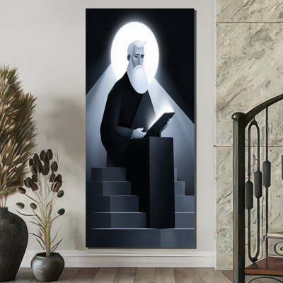 Monochrone Portrait de Dieu II - Art mural encadré