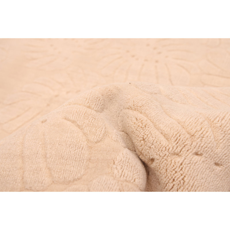 Tapis beige Kashkuli Gabbeh 6 pi 8 po x 7 pi 9 po