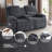 Loveseat Recliner Sofa-manual Reclining Loveseat With Console For Living Room,office,home Theater-1919398006