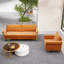 Ensemble de canapé et de chaise Luxury Velvet-229364202