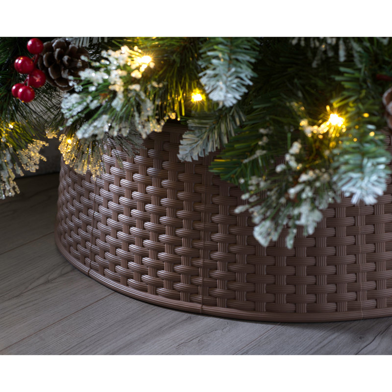 Plastic Tree Collar, Brown