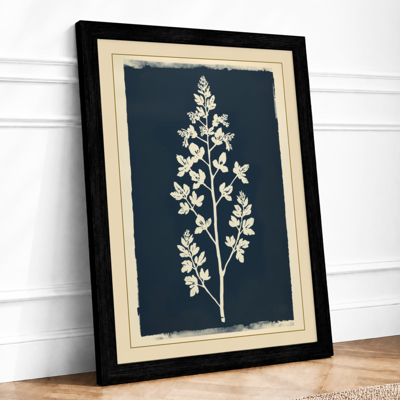 Delicate Stem Botanical - Print, A1 - 84.1 x 59.4 cm, Black
