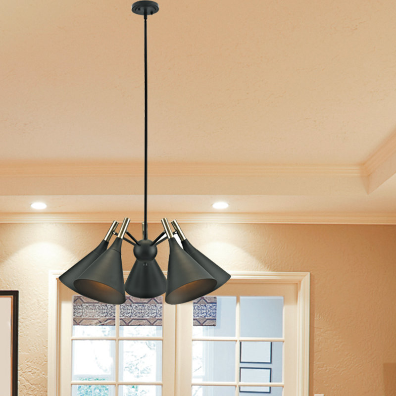 Lustre classique/traditionnel ombré 5 lumières Tennie
