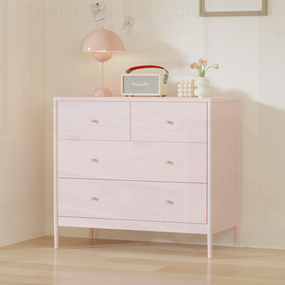 Commode à 4 tiroirs pour enfants, armoire de rangement en bois pour chambre d'enfant, chambre de bébé, garde-robe, table de chevet pour le salon ou pour un appartement