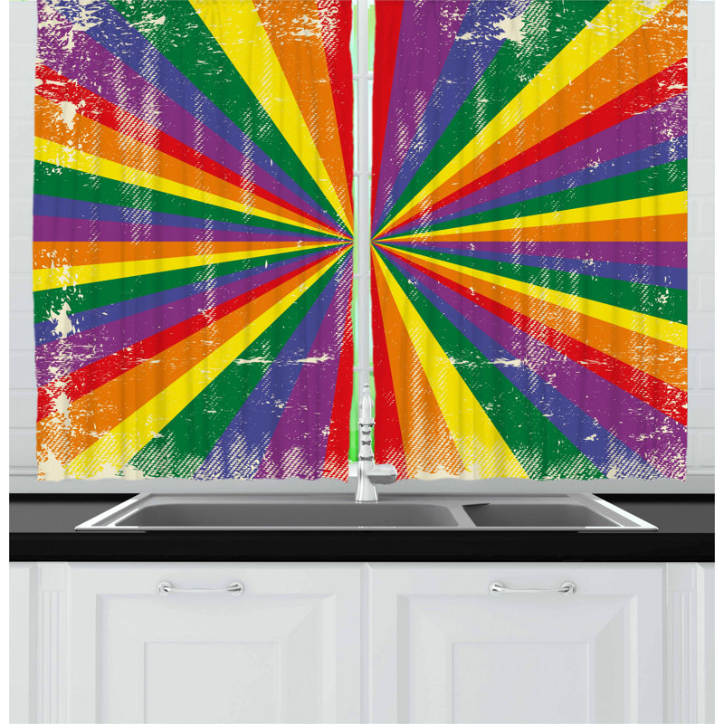 Pointed Kitchen Curtain
