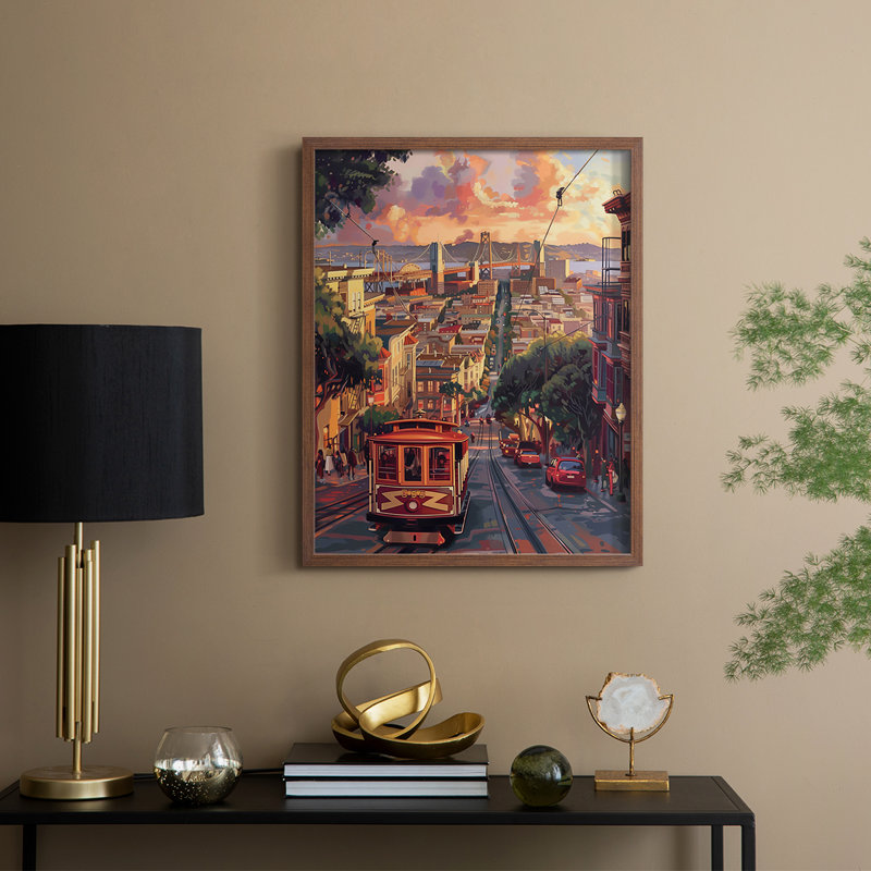 LANDSCAPES Series CECXL, reproduction encadrée - bois massif, H 11 po x l 9 po