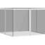 Filet de remplacement 10 pi x 13 pi pour parois de pavillon et tentes, blanc. Boucliers contre les débris de créatures ailées. Étapes d'installation simples. Convient à plusieurs modèles de 10 pi x 13 pi. Créée