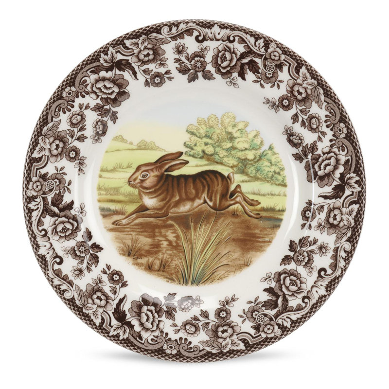 Spode Woodland Salad Plate 8" Rabbit