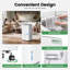 Déshumidificateur Energy Star de 80 et 120 chopines pour jusqu'à 5 000 pieds carrés Ft, contrôle intelligent de l'humidité, fonctionnement silencieux et options de drainage flexibles-115679054