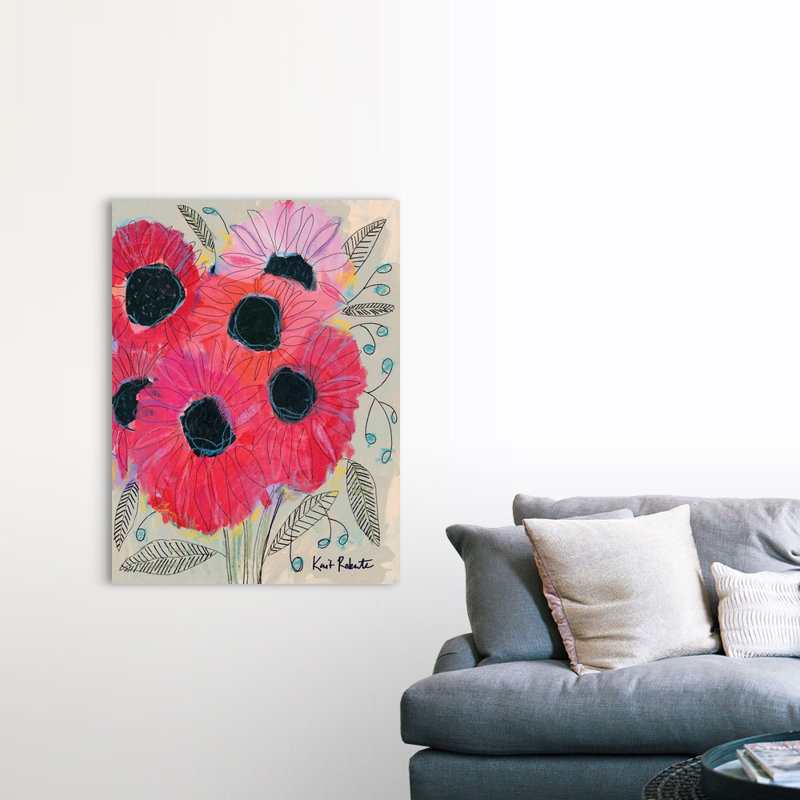 "Tournesols" par Kait Roberts-impression sur toile, H 48 po x l 36 po x P 1,25 po, Toile tendue