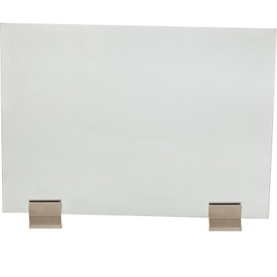 Paire de bases en verre pour le foyer (verre non inclus)