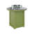 Bronze martelé avec base vert kiwi