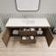 Meuble-lavabo de salle de bain flottant 60 po Alcester Ivy Bronx-447571507