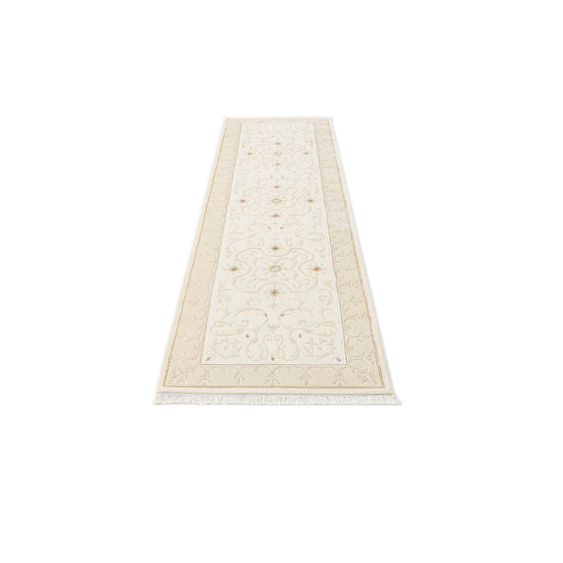 Tapis de couloir beige Jacinto