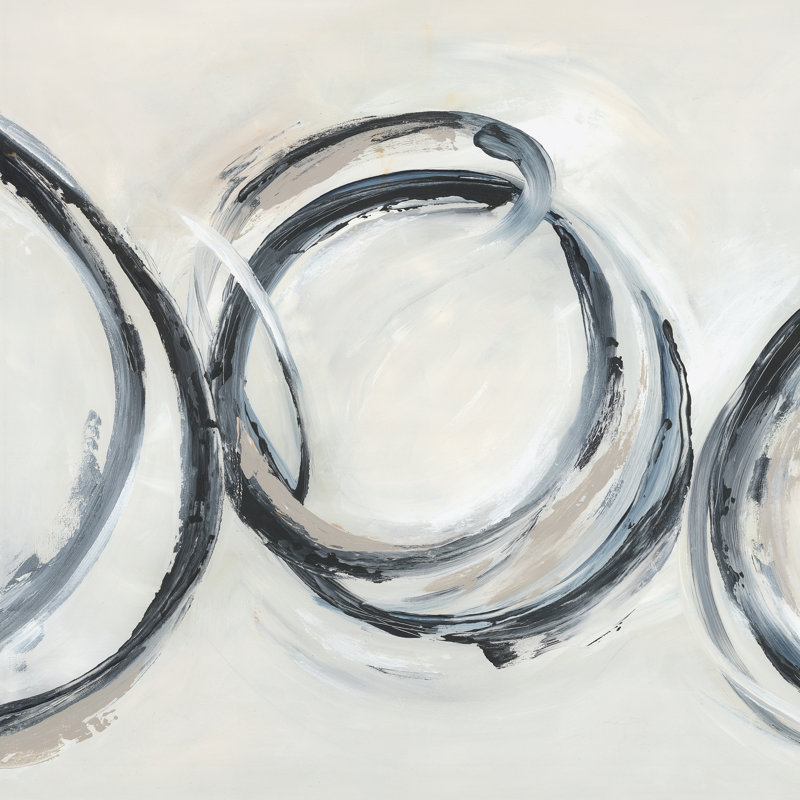 Rewind Painting by Barclay Butera, Hand Embellishment Texture, 30" H x 30" W x 1.5" D
