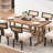 69" 6-Person Solid Wood Rectangular Dining Table-1447801727