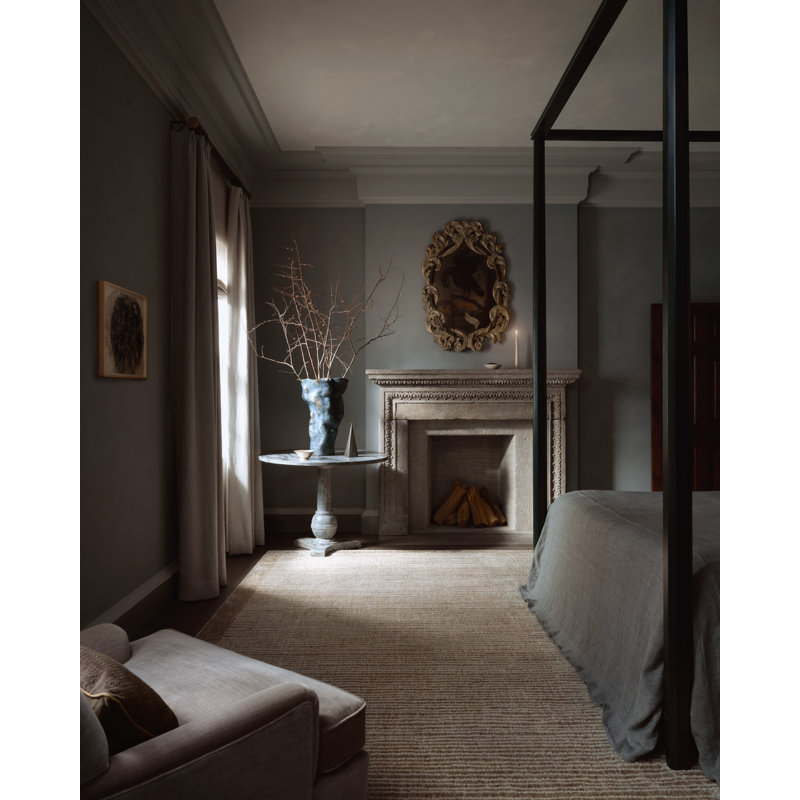 Tapis sable / gris anthracite Jeremiah Brent x Loloi Bleecker, Rectangle 9'2" x 13'