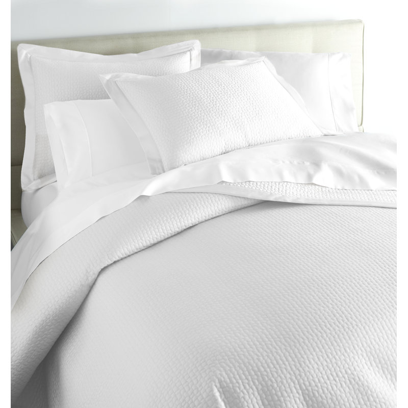 Hamilton Quilted Coverlet, King/Cal King Coverlet, White