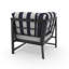 Chaise de patio modulaire d'extérieur Oltjana avec coussins Sunbrella-124235846