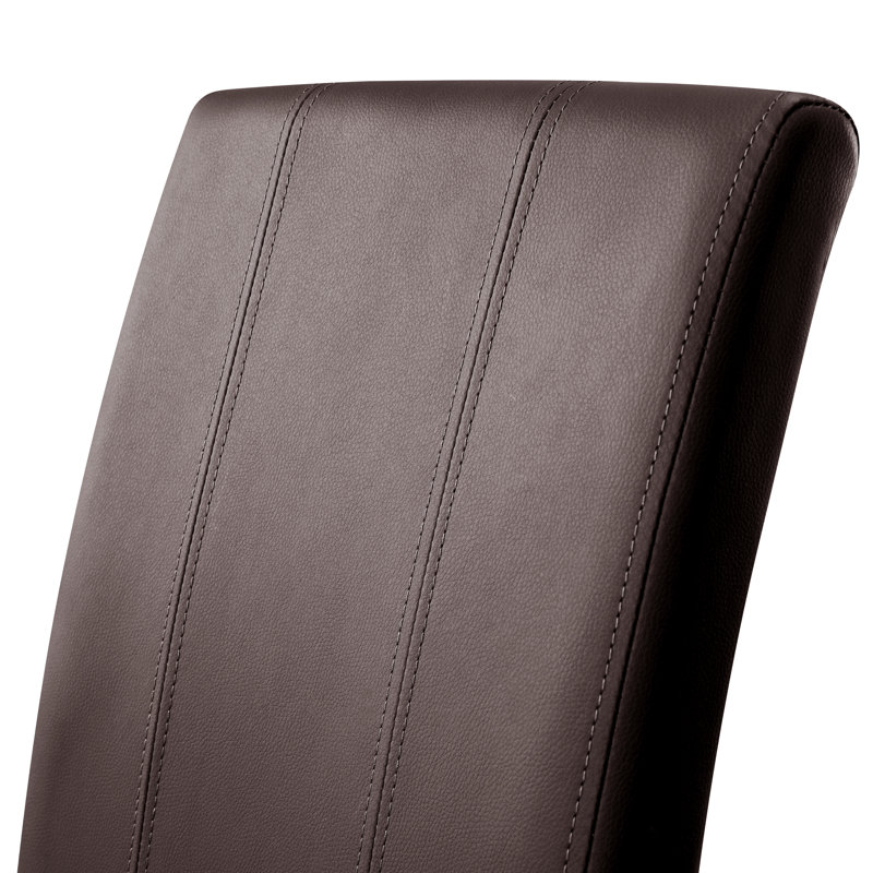 Chaise imperméable en cuir PU Mitman, Brun, 4