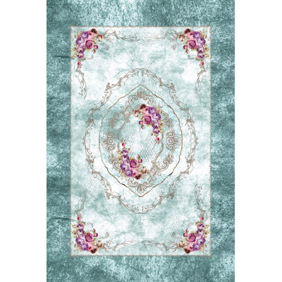 Premium 3D Printed Area Rug, 5.2 x 7.5 Feet, 100% Polyester, 650 g/m² | Antibacterial, Non-Slip PVC Dot Underside, Machine Washable | Ideal for Living Room, Bedroom & Home Decor, Soft Pile Height: 0.3 Inches