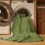 Tapis vert uni lavable à la machine-294070390