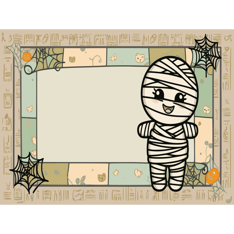 Tapis de vacances d'Halloween The Holiday Aisle®, Rectangle 6 pi x 9 pi