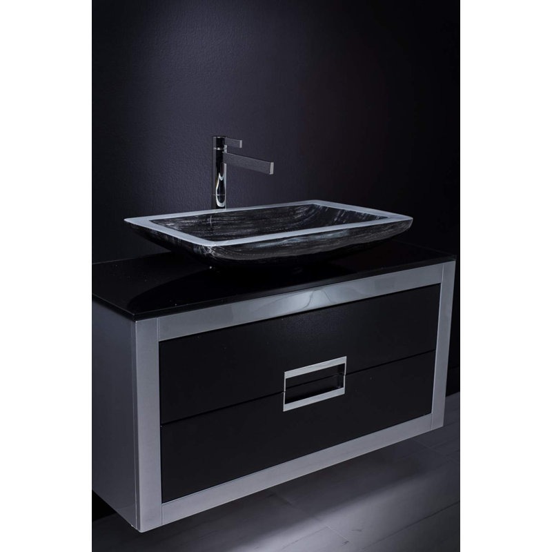 Nova 40'' W Single Vanity, Silver