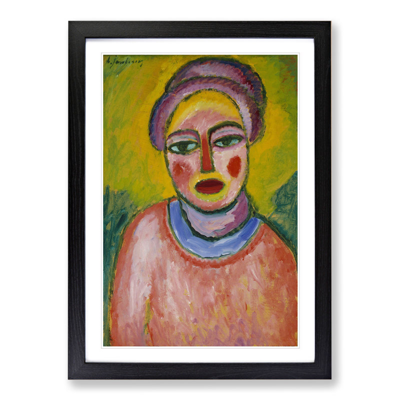 Spring by Alexej Von Jawlensky - Picture Frame Painting, Black, 48cm H x 36cm W x 2cm D