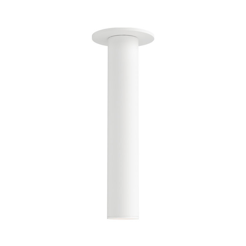 Calibro-Outdoor Flush Mount, White, 15.25" H x 5.25" W x 5.25" D