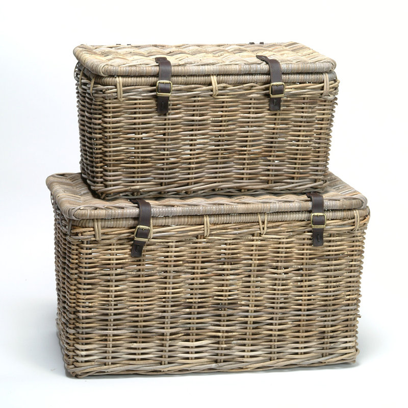 Achava 2 Piece Wicker Trunk