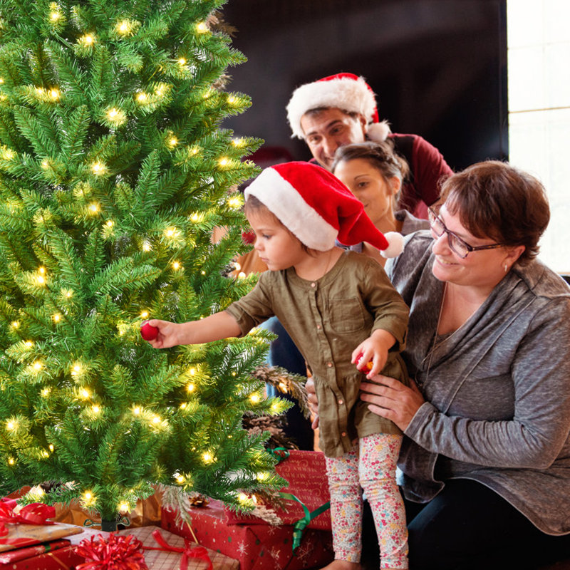 Arbre de Noël artificiel 6 pi avec 250 lumières blanches