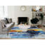 Tapis 10 pi x 13 pi 9 po gris en laine pure noué à la main à motif abstrait moderne 438FAE22695C4E1DAA18970363338BC2