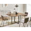 Extendable Metal Base Dining Table