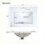 Meuble-lavabo mural moderne à 2 tiroirs-105352223