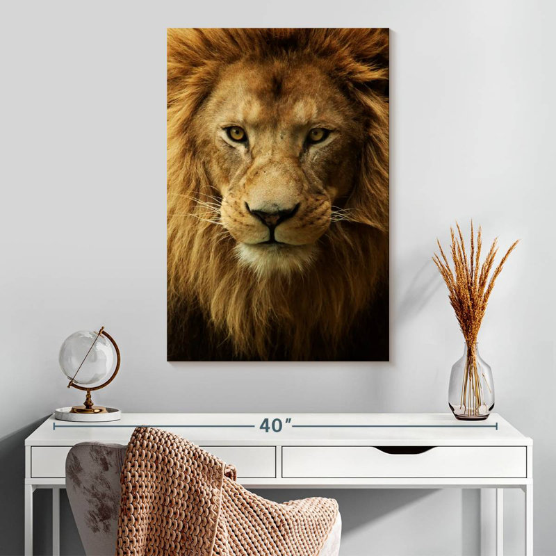 Brampt Fabulous Lion Head, 30" H x 20" W