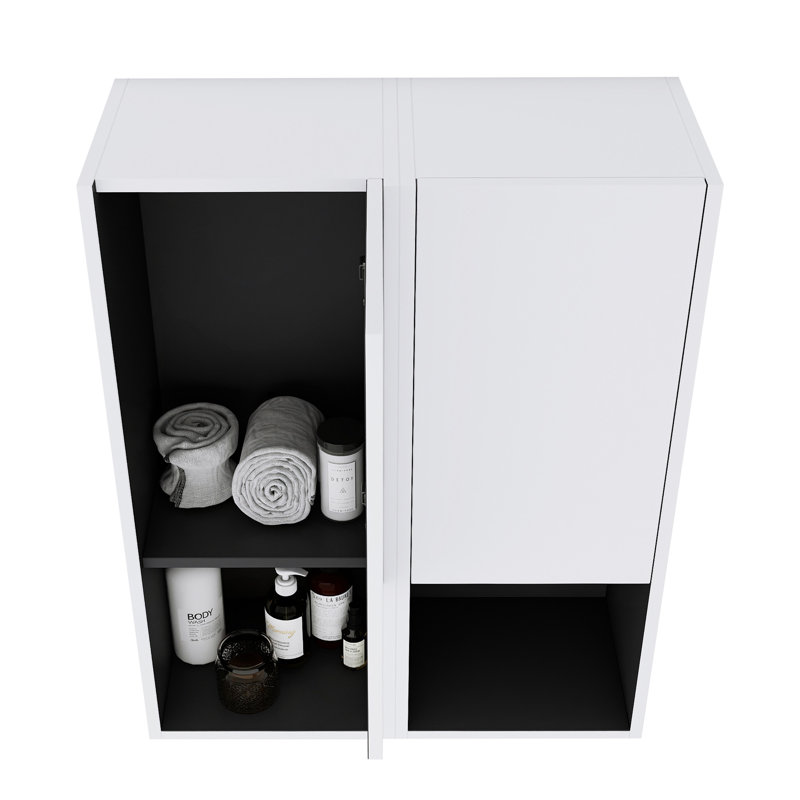 Armoire de salle de bain 12 ", Blanc