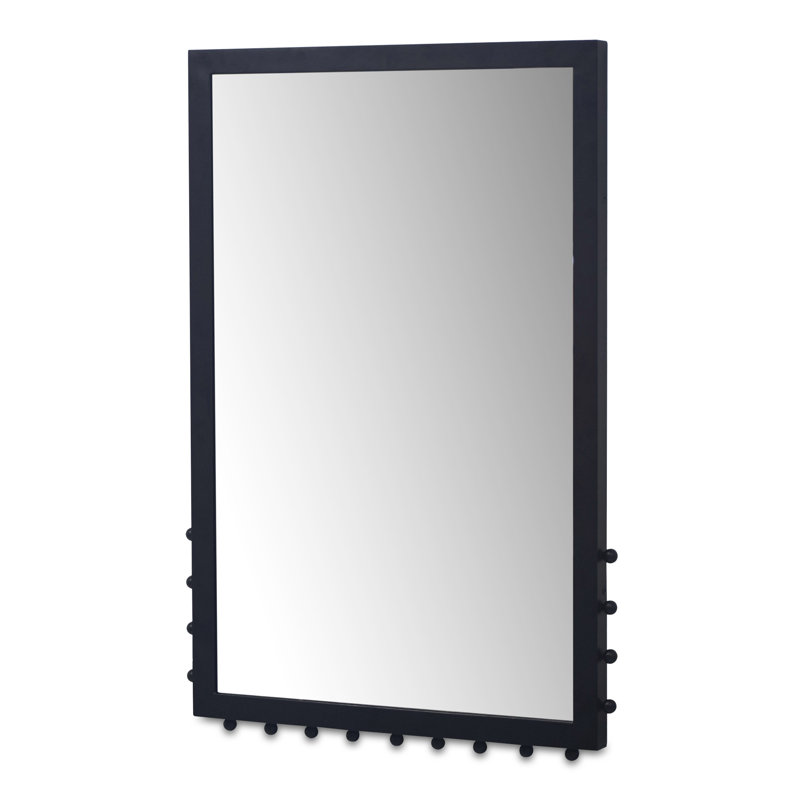 Miroir mural Figaro noir
