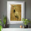 «Gold Crane at Dusk II», peinture sur toile encadrée-599877322-599877323