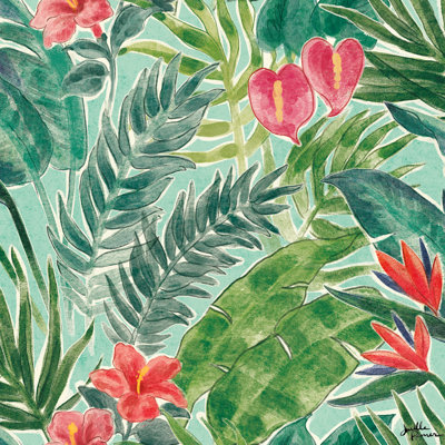 Jungle Vibes Step 02C by Janelle Penner - Wrapped Canvas Print