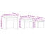 Gnesis Nesting Tables 3 pcs Engineered Wood-952486578-952486577
